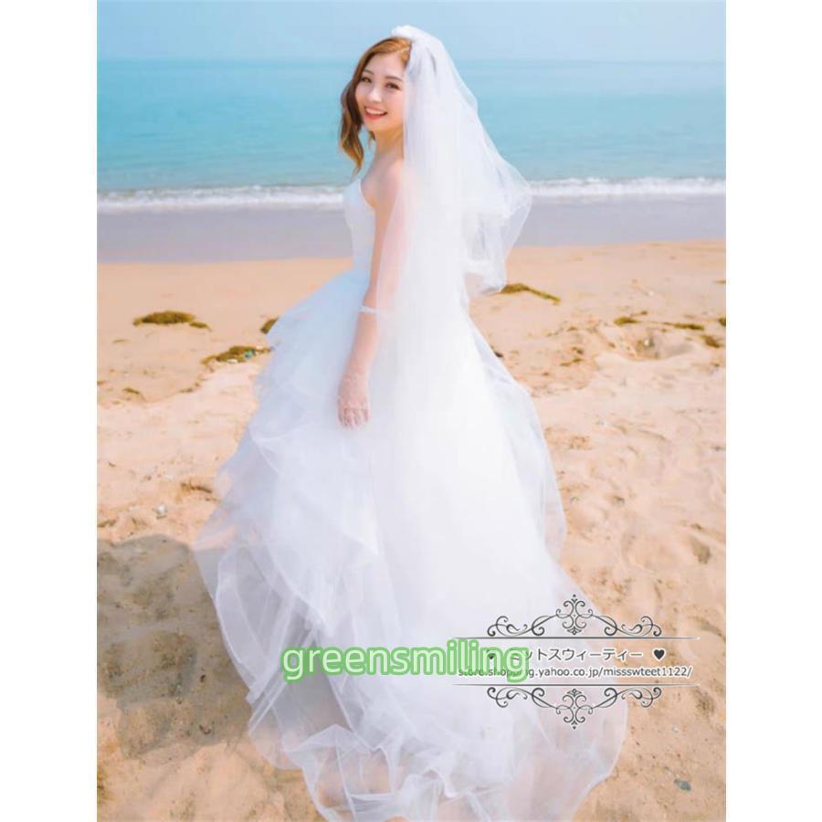 ウェディングドレス 二次会 結婚式 ブライダル 前短後長ドレス