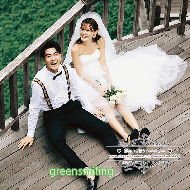 ウェディングドレス 二次会 結婚式 ブライダル 前短後長ドレス