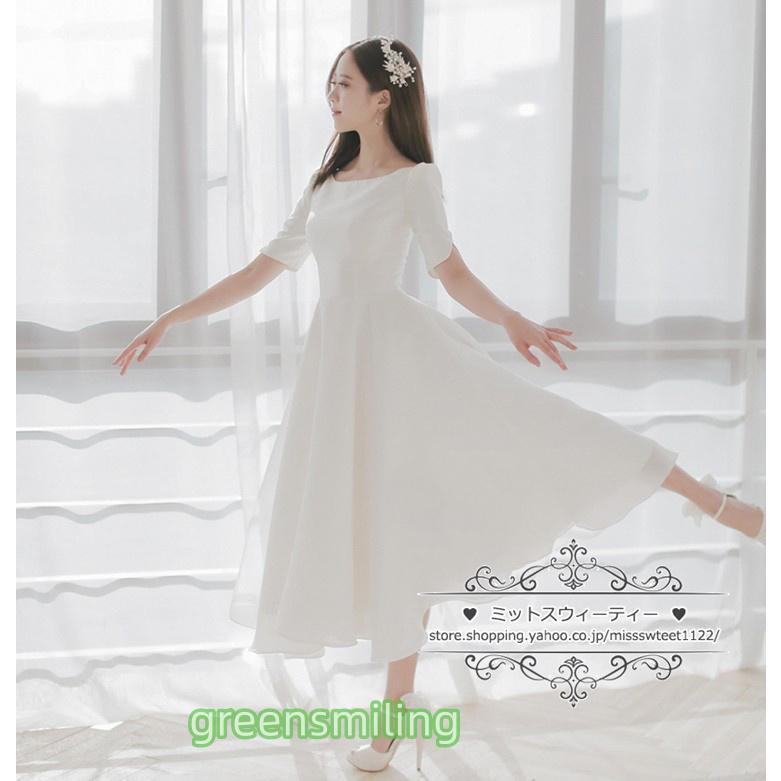 ウェディングドレス 半袖 サテン チュール ワンピース ホワイト 二次会 結婚式 ブライダル 前撮り 挙式 花嫁 ウエディングドレス シンプル かわいい ウェディングドレス 半袖 サテン チュール ワンピース ホワイト 二次会