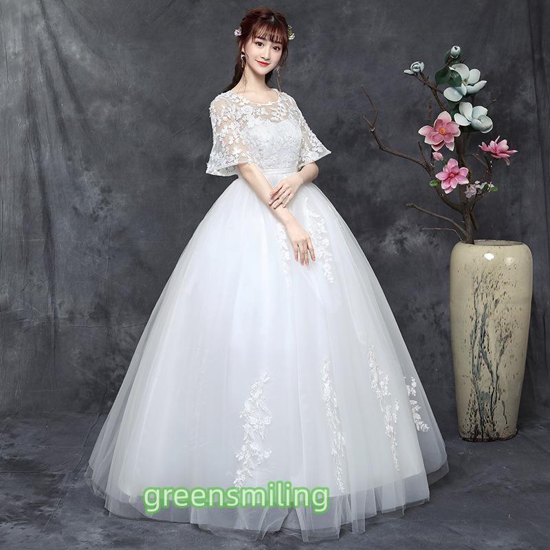 ウェディングドレス 花嫁 ウエディングドレス 白 安い ブライダル wedding dress 結婚式 プリンセスラインドレス 二次会 パーティード ロングドレス 挙式 | ブランド登録なし