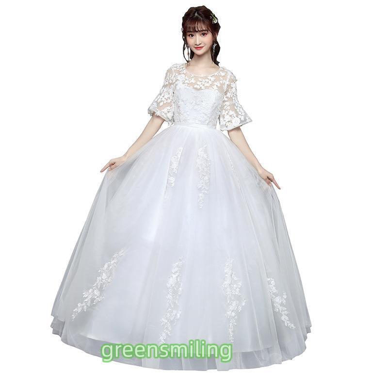 ウェディングドレス 花嫁 ウエディングドレス 白 安い ブライダル wedding dress 結婚式 プリンセスラインドレス 二次会 パーティード ロングドレス 挙式 | ブランド登録なし | 04