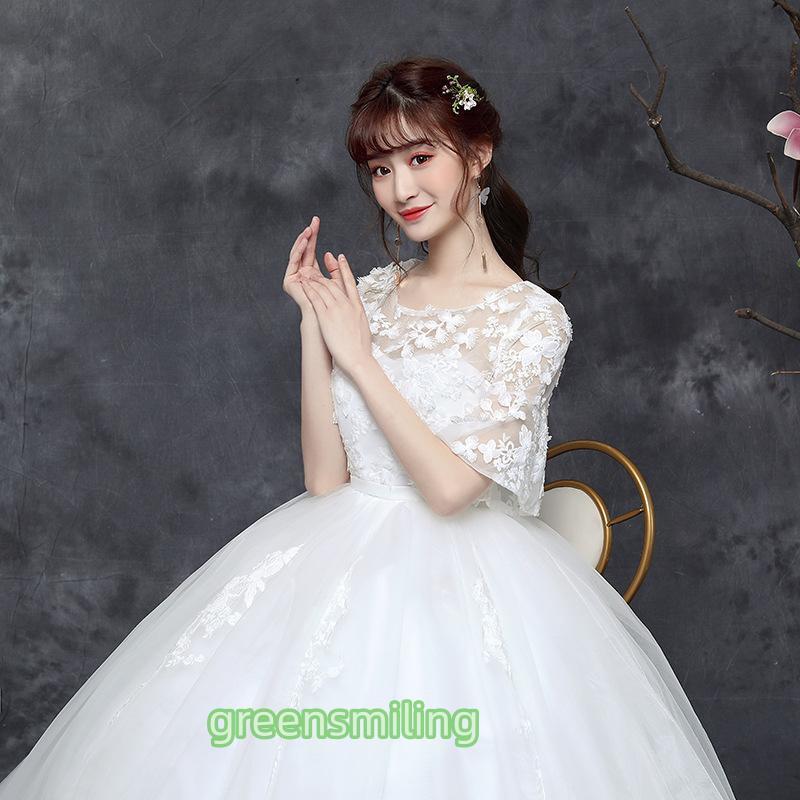ウェディングドレス 花嫁 ウエディングドレス 白 安い ブライダル wedding dress 結婚式 プリンセスラインドレス 二次会 パーティード ロングドレス 挙式 | ブランド登録なし | 05
