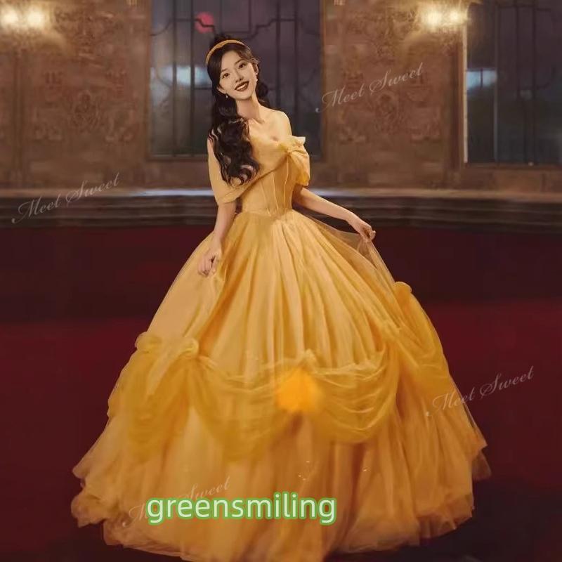 カラードレス プリンセス イー オフショルダー ウェディングドレス 結婚式 二次会 ウエディングドレス 誕生日パーティードレス イベント コスチューム カラードレス プリンセス イー オフショルダー ウェディングドレス