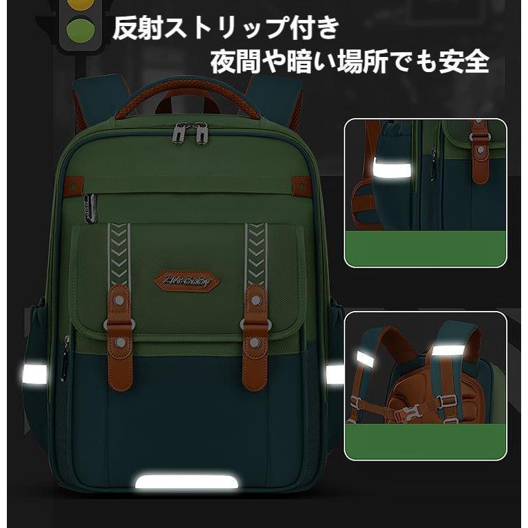 リュックサック 小学生リュック 子供 男女兼用 撥水 通気性 多機能ポケット 大容量 かわいい 軽量 キッズ カジュアル バックパック 小学校 5色 通学 遠足用 2025の画像