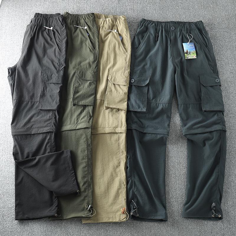パンツ メンズ ワークパンツ 多機能 脱着カーゴパンツ ロングパンツ