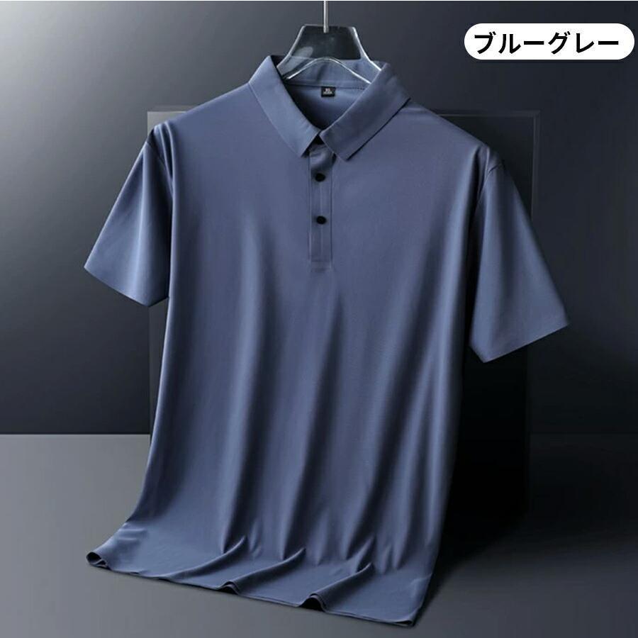 Resurrection ゴルフウェア ポロシャツgolf ストレッチ　UV速乾 ポロシャツ メンズ 半袖 速乾ポロシャツ 接触冷感 通気性 ストレッチ