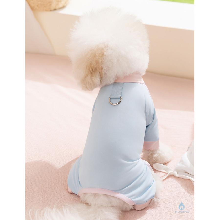 犬服 猫服 春夏 ロンパース つなぎ ひんやり 犬 接触冷感 通気性 洋服