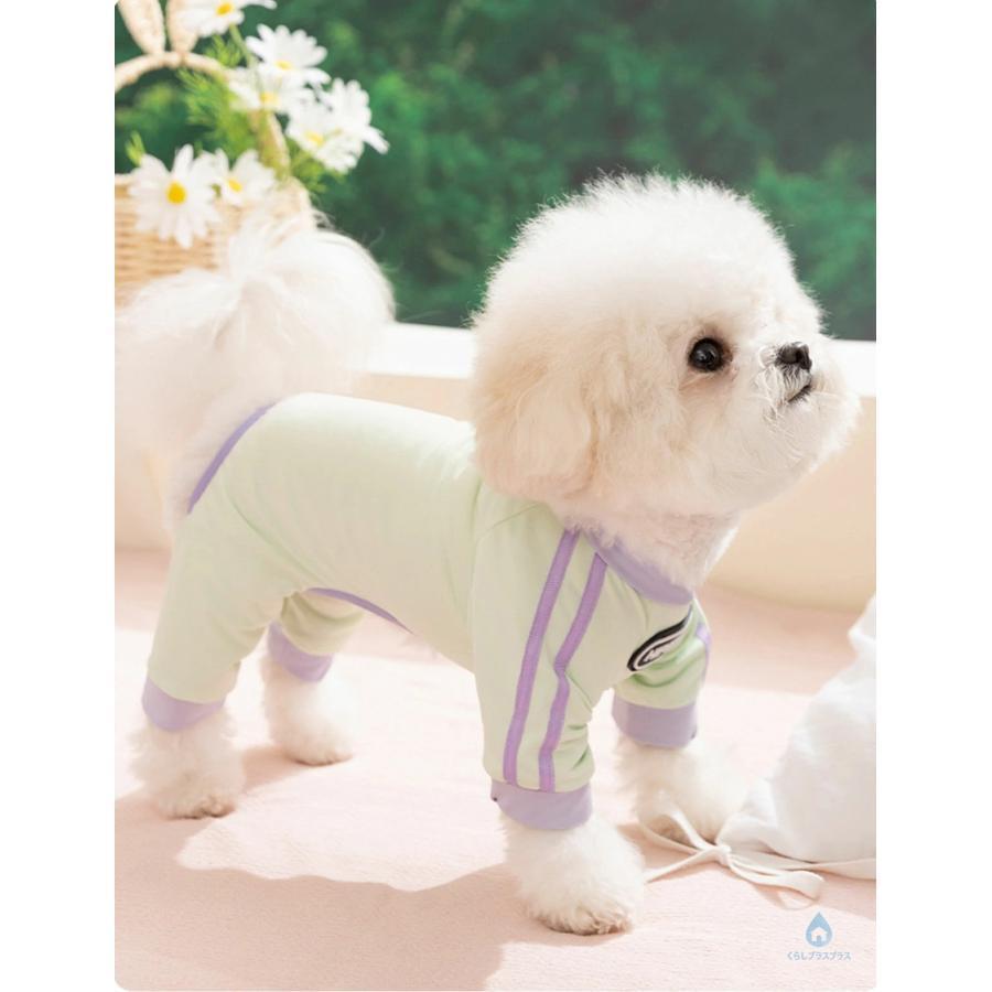 犬服 猫服 春夏 ロンパース つなぎ ひんやり 犬 接触冷感 通気性 洋服