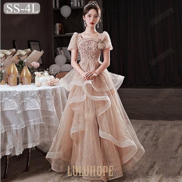 ドレス 大人 ピアノ発表会 ドレス 演奏会 結婚式 袖付き 大きいサイズ パーティードレス ロングドレスお呼ばれ可愛い ドレス 大人 ピアノ発表会 演奏会 結婚式 袖付き 大きいサイズ