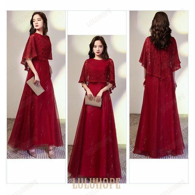 ロングドレス パーティードレス キラキラ 母親 大きいサイズ