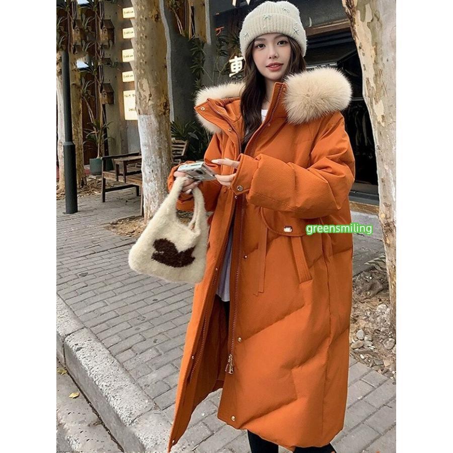 ダウンコート レディース 85%ダウン フード付き ロングコート 冬用