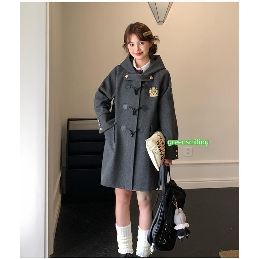 ダッフルコート レディース ロングコート スクールコート 制服風 学生