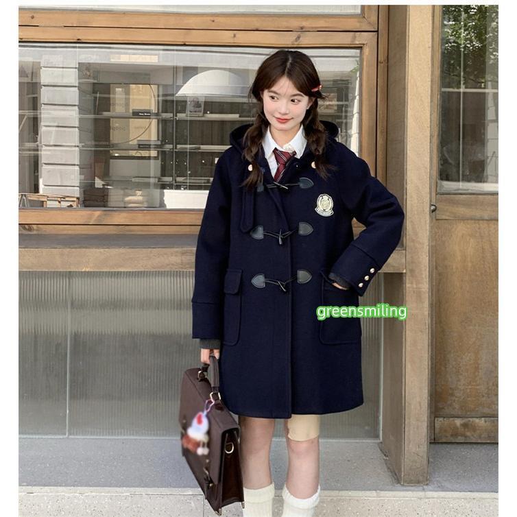 ダッフルコート レディース ロングコート スクールコート 制服風 学生