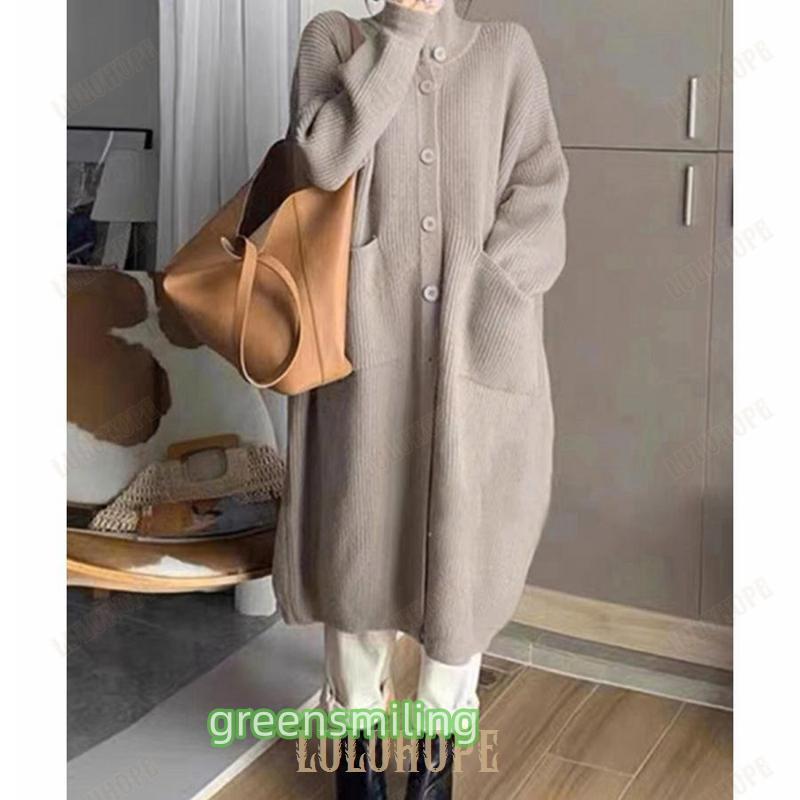 ロングニットカーディガン 厚手レディース : Green Smiling - 通販