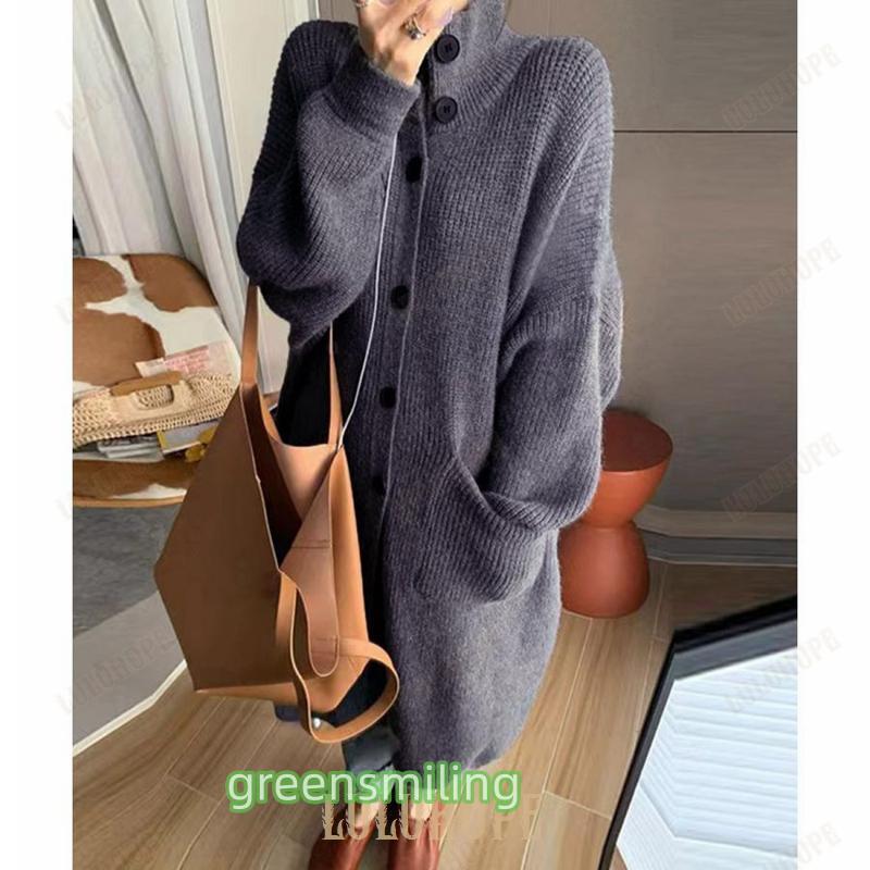 ロングニットカーディガン 厚手レディース : Green Smiling - 通販