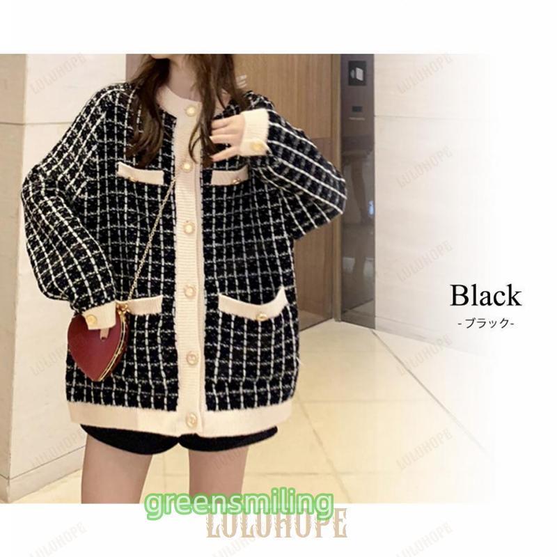 レディース セーター ニットカーディガン 長袖 レトロフラワー