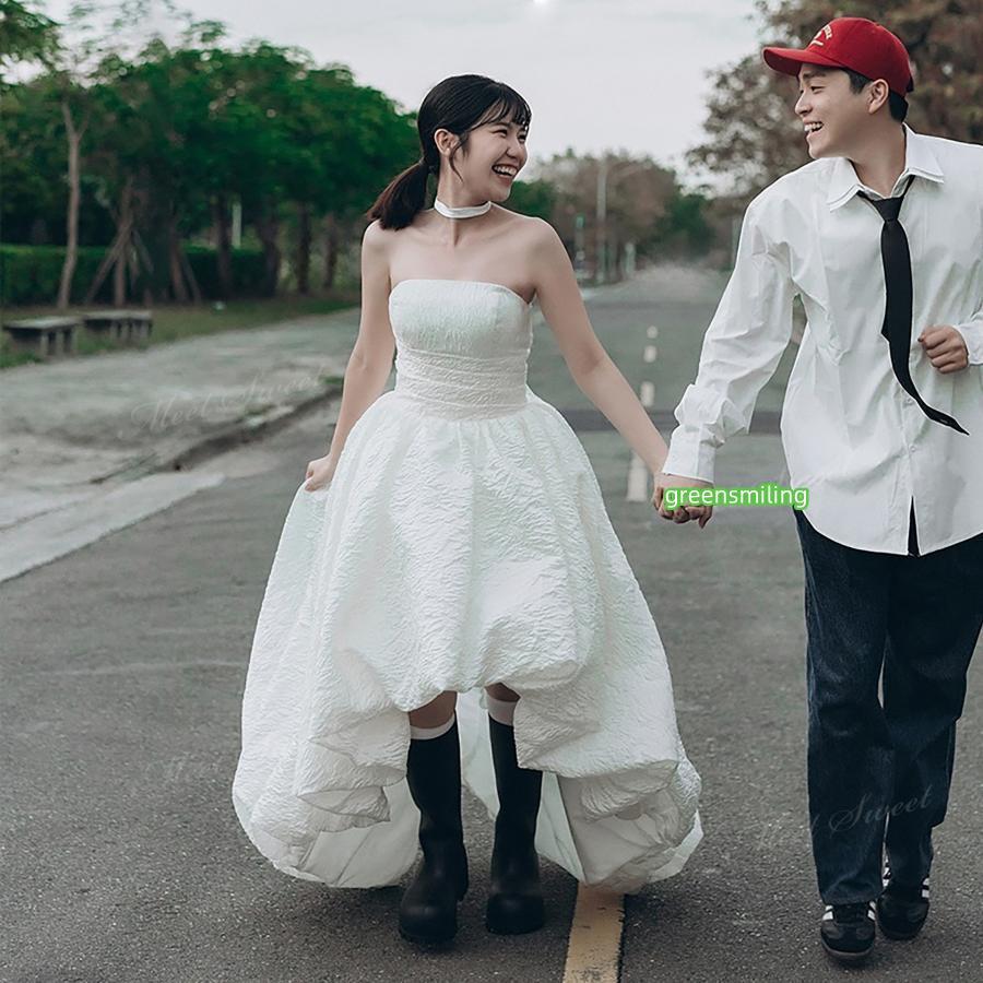 ウェディングドレス ミニ ショート丈 ミニドレス バルーン 二次会 結婚