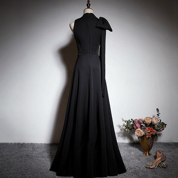 ドレス 大人 ノースリーブ 演奏会 結婚式 母親 ロング 黒 披露宴 レディース ピアノ発表会 韓国 イブニングドレス パーティードレス ワンピース 二次会 花嫁 | ブランド登録なし | 02