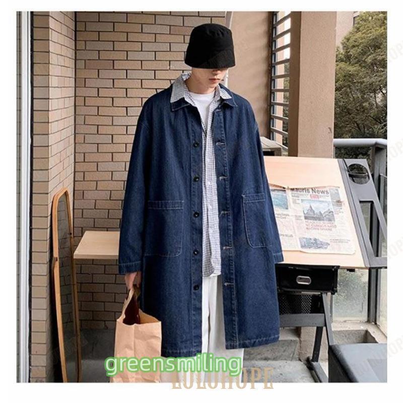 ロングコート メンズ Gジャン 通勤 ステンカラーコート ロング