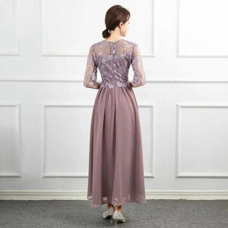 パーティードレス 結婚式 ワンピース ドレス 体型カバー 20代 30代