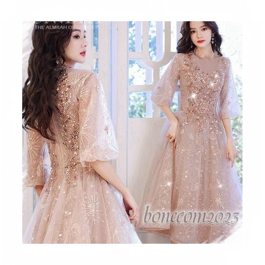 パーティードレス ワンピース 可愛いビーズ 結婚式 成人式 エレガント パーティードレス 誕生日 二次会 ロングドレス お呼ばれ 司会者 演奏会 挙式 パーティードレス ワンピース 可愛いビーズ 結婚式 成人式 エレガント