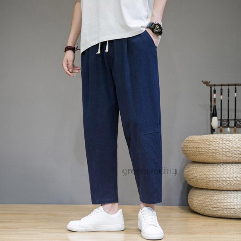 サルエルパンツ メンズ ズボン 涼しい ワイドパンツ アンクルパンツ