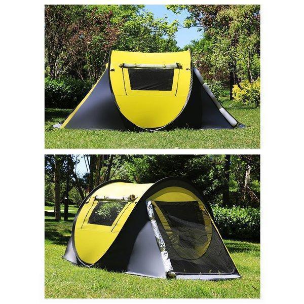 テント ワンタッチ ポップアップテント キャンプテント 2-3人用