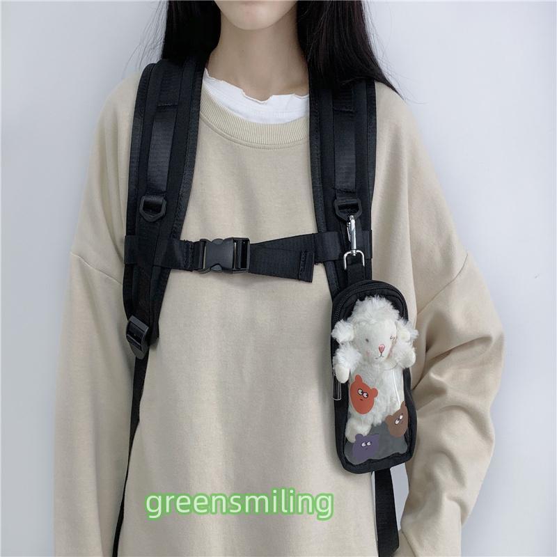 RIIZE ショウタロウ リュック HUG 韓国POPUP 缶バッチ付き 韓国 缶バッチ 痛リュック 中学生 リュック クリアポケット 大