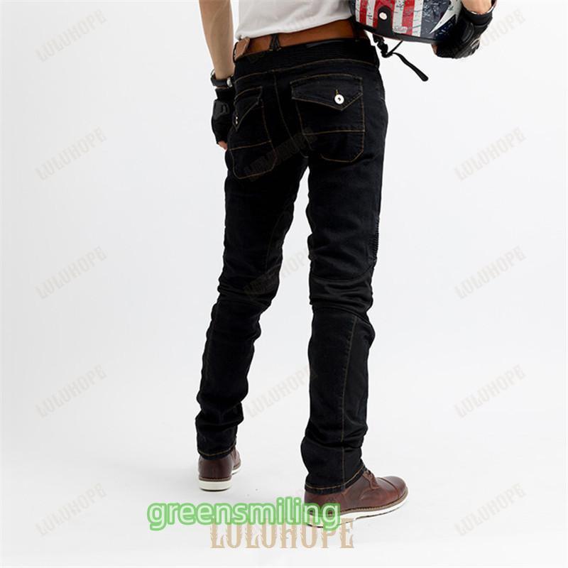 hyodバイク用デニムパンツ 膝パッド付き ホームアイホーム デニムパンツ バイクパンツ メンズ ストレッチ