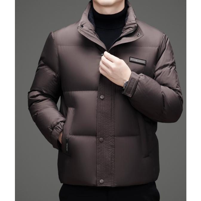 ダウンジャケット メンズ 光沢 軽量 防寒着 ダウン アウター コート 冬