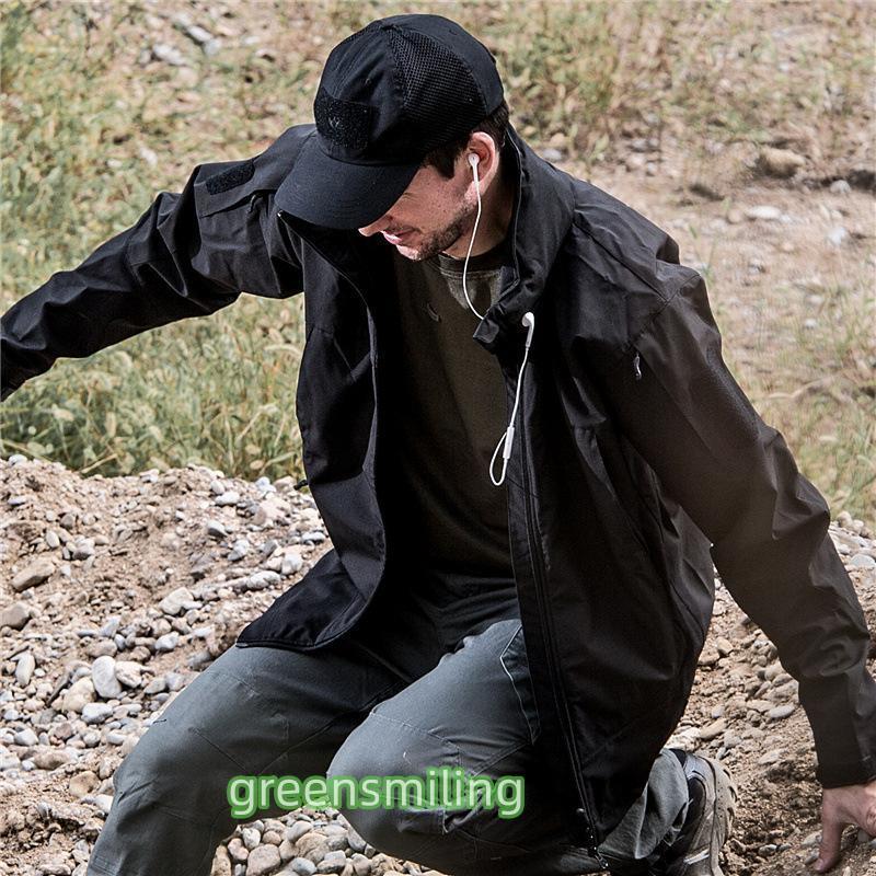 ミリタリージャケット　サバゲー ミリタリージャケット サバゲー メンズ 撥水加工 防汚 フード付き 防風