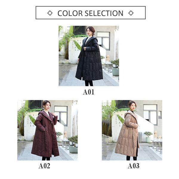 ダウンコート レディース ダウンジャケット ダックダウン ロングコート