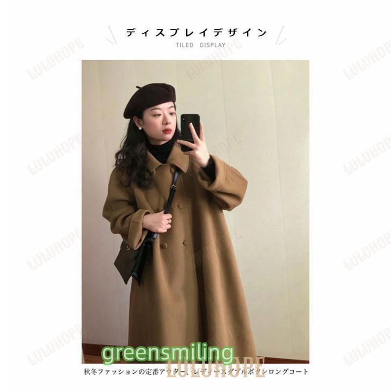 ダッフルコート レディース チェスターコート ダブルボタン 厚手