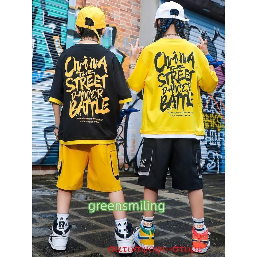キッズ ハーフパンツ ヒップホップ ダンス 衣装 練習着 ストリート