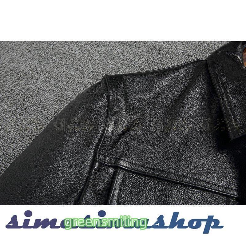 新品 革ジャン 本革 牛革 ライダースジャケット レザージャケット