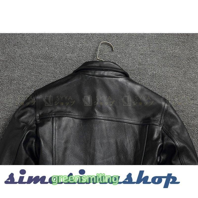 新品 革ジャン 本革 牛革 ライダースジャケット レザージャケット