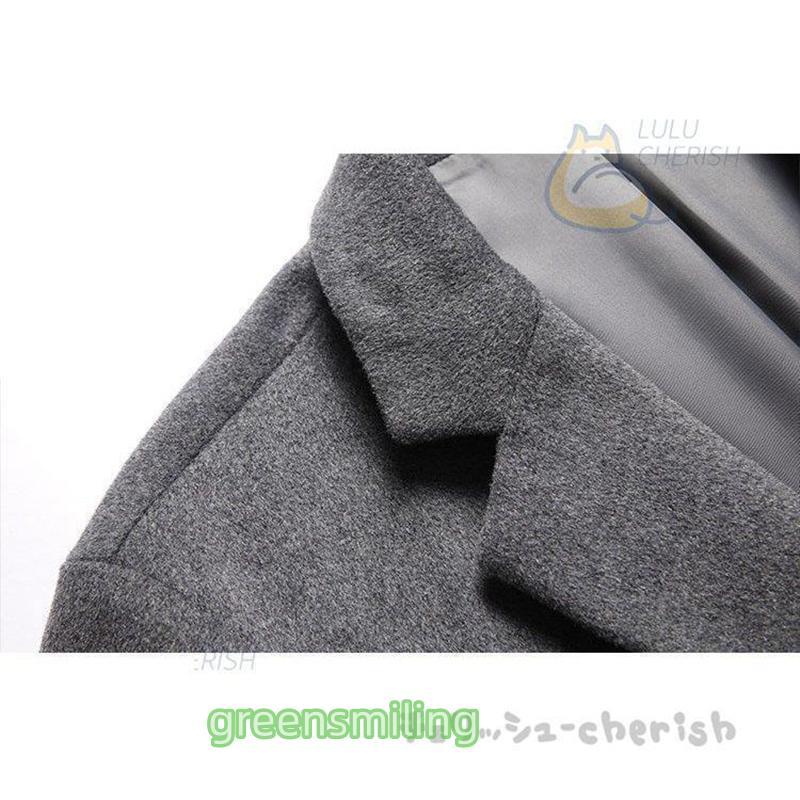 テーラードジャケット メンズ 冬 ジャケット ウール コート ボタン