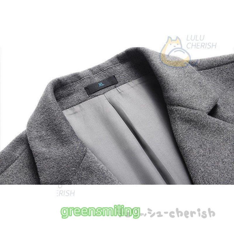 テーラードジャケット メンズ 冬 ジャケット ウール コート ボタン