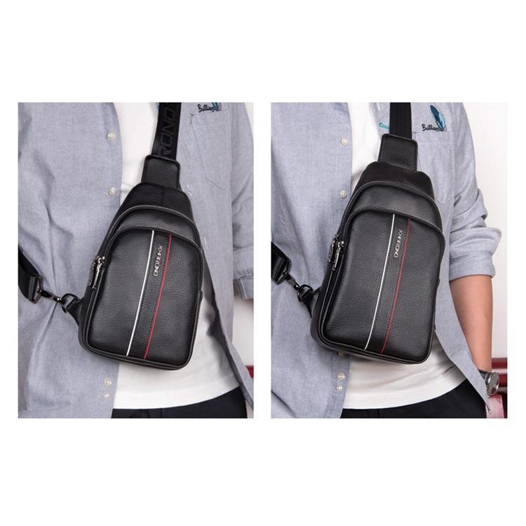 ボディバッグ メンズ 本革 2way 縦型 斜め掛け ショルダーバッグ