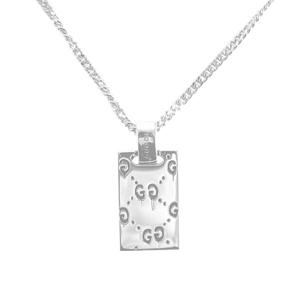 売上超安い Gucci グッチ ゴースト ネックレス ペンダント Ghost Necklace In Shiny Aged Sterling S シルバー メンズ レディース アクセ アクセサリー 大特価販売中 Encuestas Goberna Pe