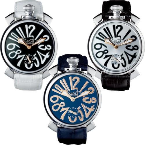 ガガミラノ 時計 マヌアーレ メンズ 腕時計 Gaga Milano Manuale 48mm 5010 05s 5010 06s 5010 07s 手巻き スイス製 レザー s s s グリーンテラス 通販 Yahoo ショッピング