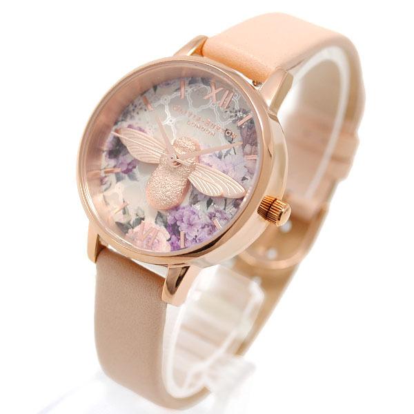 オリビアバートン 時計 レディース 腕時計 Olivia Burton Glasshouse グラスハウス レザー クオーツ ウォッチ OB16EG98 あすつく