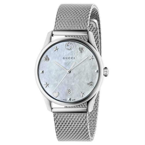 グッチ 時計 Gタイムレス レディース 腕時計 Ya1264040 Gucci G Timeless スイスメイド 星 ハート ピラミッド 蜂 メッシュベルト Ya1264040 グリーンテラス 通販 Yahoo ショッピング