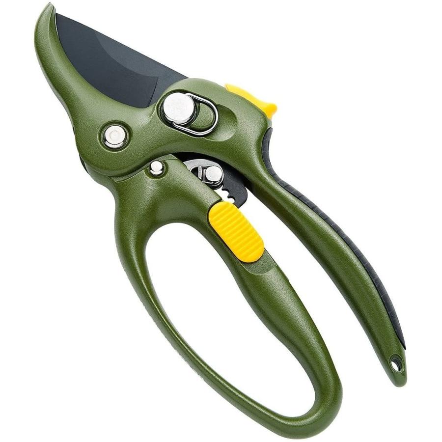 角利産業 花ばさみ パワーアップ 剪定鋏 オイルパット付 園芸