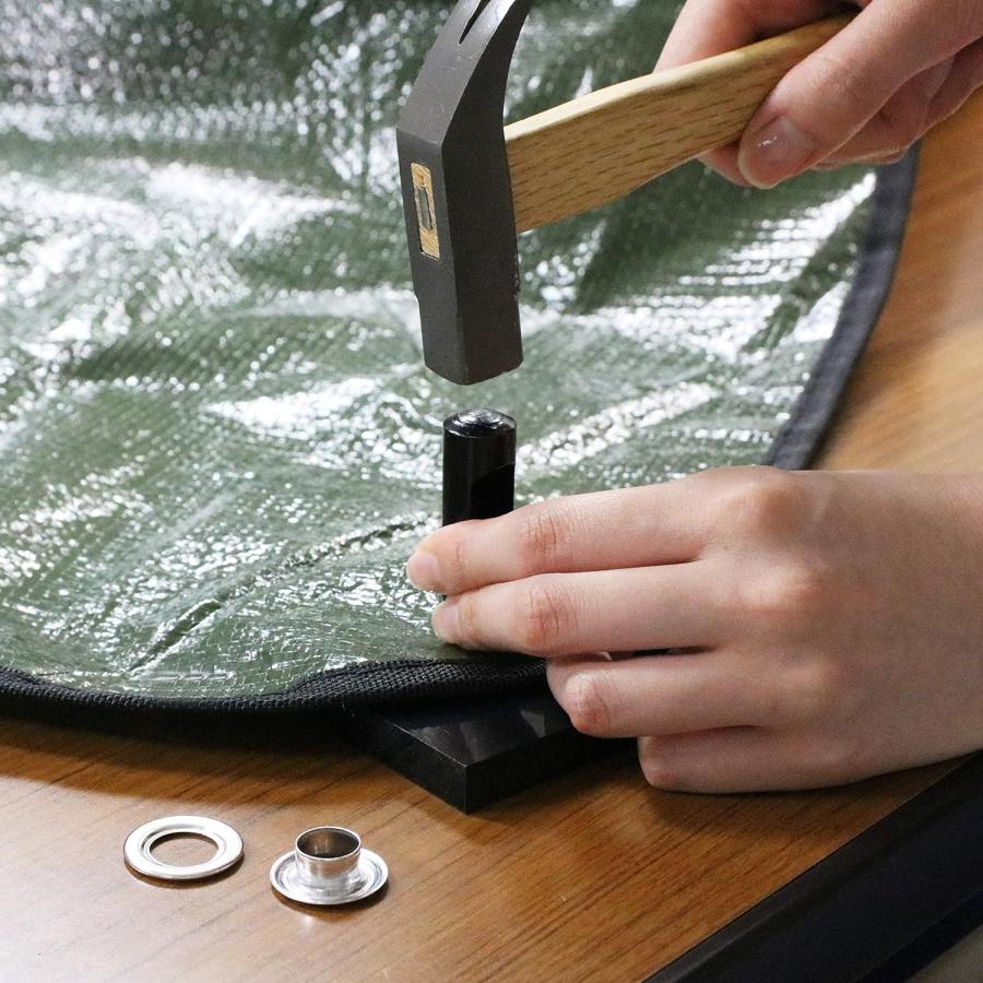 SUNDRY（角利産業） ハトメパンチ ハトメセット ハトメ 12mm 両面