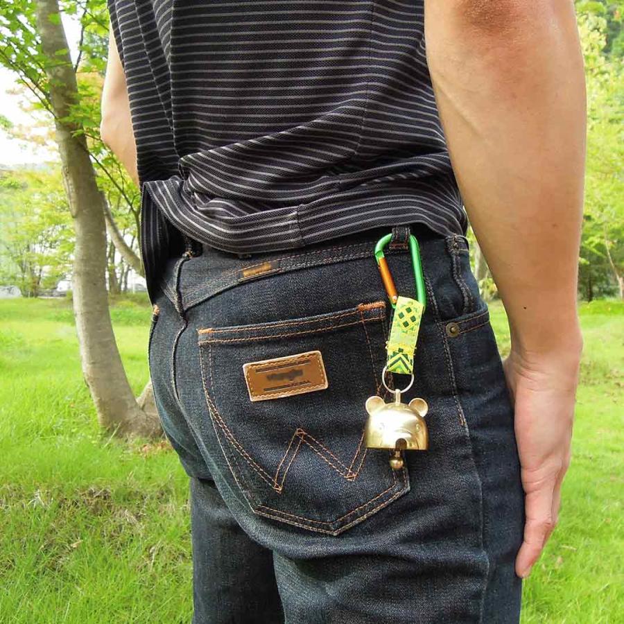 熊鈴 熊よけ鈴 消音 真鍮 小熊ちゃんベル 小サイズ ハイキング