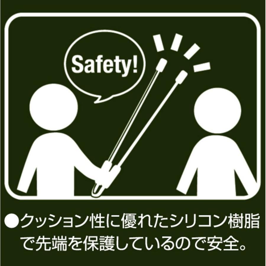 清掃用具 ゴミ拾いトング マジップ 先端ラバー付 全長605mm グリーン 日本製 永塚製作所 MAGIP G-14 | EIZUKA | 05