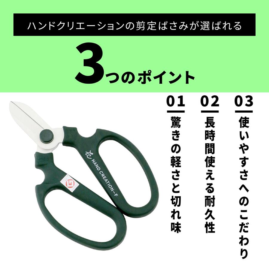 剪定ばさみ 日本製 ハンドクリエーション 170mm ブルー 坂源 F170