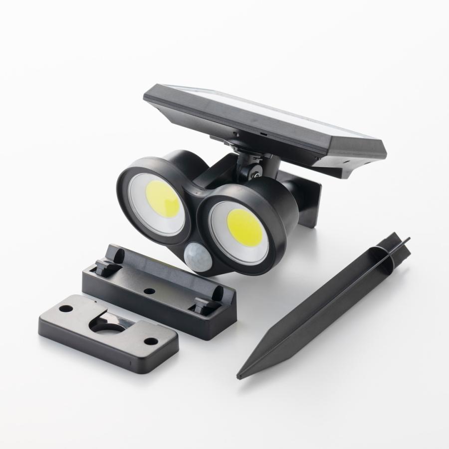 ソーラーライト コントローラ付 ナイトセンサー搭載 ガーデン ライト ソーラー式 屋外 玄関先 人感 ナイト センサー