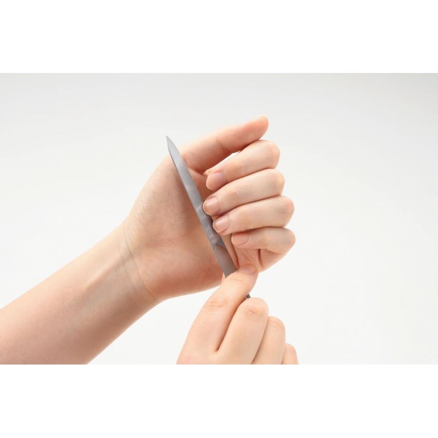 爪やすり 爪磨き 日本製 ネイルファイル III ステンレス製 マルト